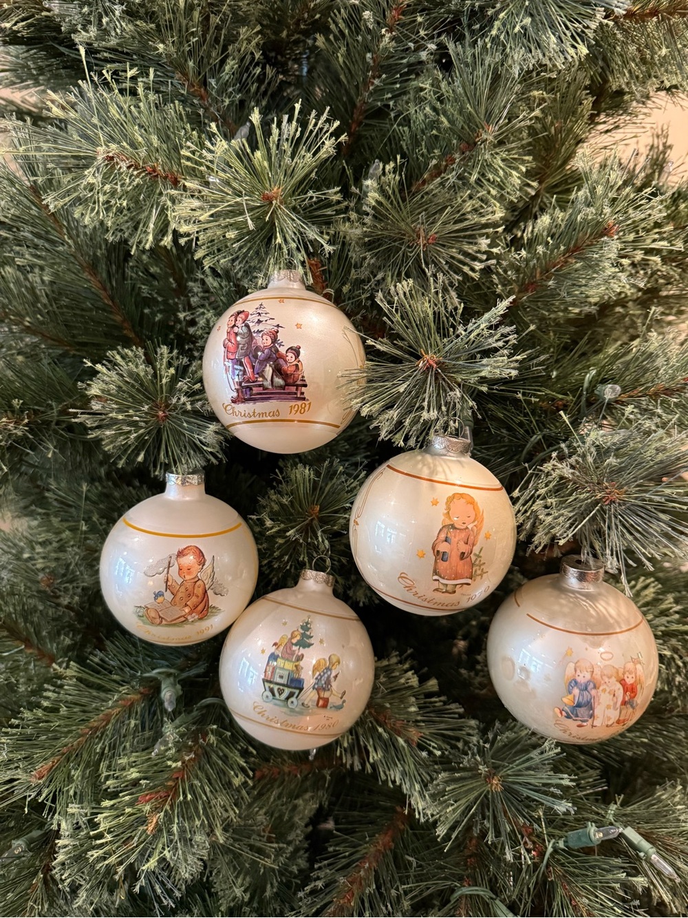 Schmid Hummel annual Christmas Ornaments incl boxes